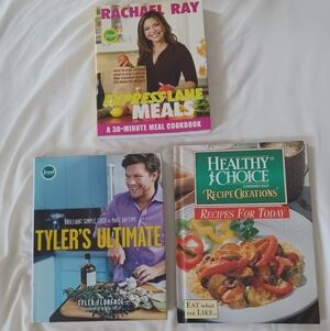 Lot Of 3 Cookbooks  Tyler's Ultimate hardcover by Tyler Florence